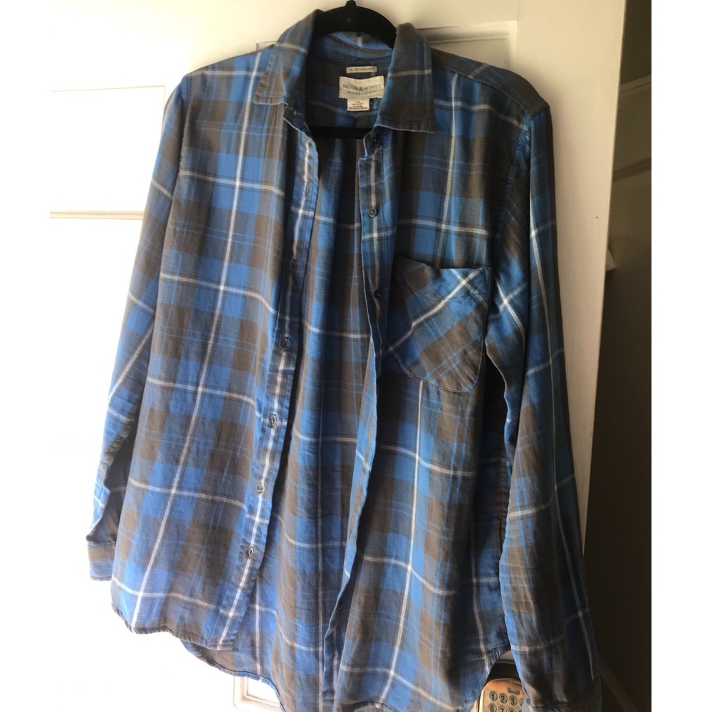 Denim Supply plaid shirt new condition size Large